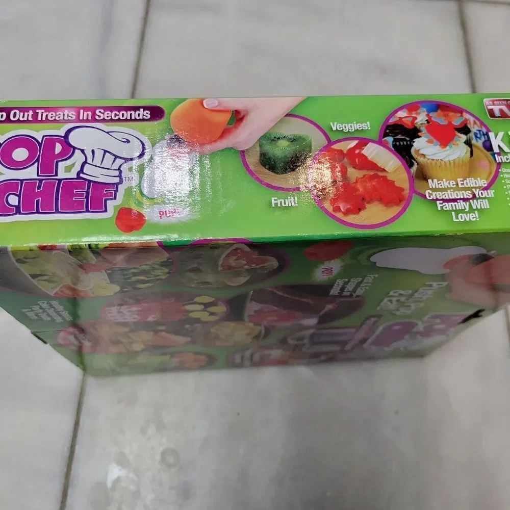 Pop Chef Pop Out Treats 6 Shapes/ 10 Piece Kit NEW